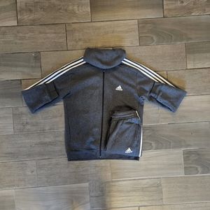 Adidas Men's Full Tracksuit - Medium Three Stripe - Perfect Condition
